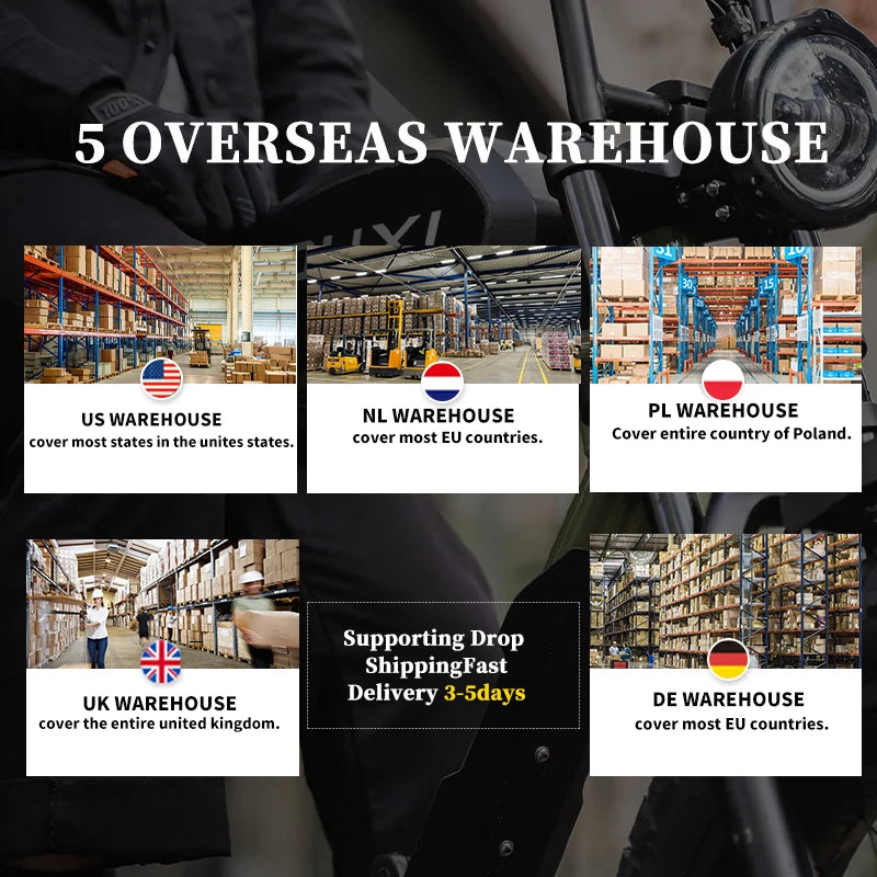 OUXI H9 Hybrid Electric Bike 1000W Fatbike Steel Frame Disc Brake Ordinary Pedal Ebike EU Warehouse Stock